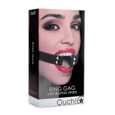 Кляп - Ring Gag, чорний
