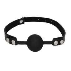 Кляп - Silicone Ball Gag - with Adjustable Bonded Leather Straps