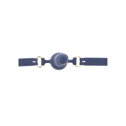 Кляп у вигляді фалоса - Taboom Silicone Penis Ball Gag, синій