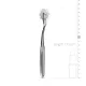 Wartenberg Needle Wheel Sinner Gear Unbendable – Pinwheel 1-колесная сталь