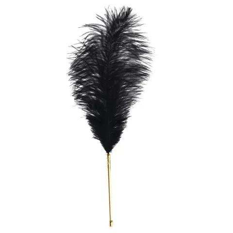 Щекоталка LOCKINK SEVANDA Natural Peacock Flirting Feather Tickler, перья павлина и страуса