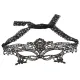 Маска на очі - Cottelli Collection Mask Black