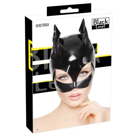 Маска - Black Level Vinyl Cat Mask Black
