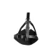 Маска-кляп - Head Harness with Mouth Cover and Solid Ball Gag, чорна