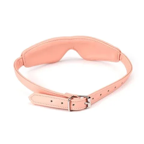Маска для глаз Liebe Seele Dark Candy Pink Blindfold, плотное прилегание, регулируемая