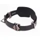 Маска для глаз LOCKINK Blindfold Kit, черная, натуральная кожа, регулируемый размер