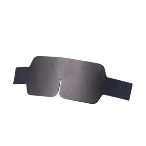Маска для глаз LOCKINK Blindfold Kit, черная, натуральная кожа, регулируемый размер