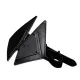 Маска для глаз LOCKINK Vixen Blindfold, черная, натуральная кожа, регулируемый размер