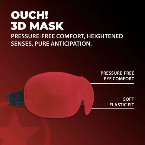 Маска для глаз — Ouch! 3D Blindfold Red