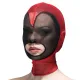 Маска «Сердце-сетка» с открытым ртом Feral Feelings — Hearts Mask Red/Black