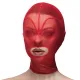 Маска «Сердце» с сеткой и открытым ртом Feral Feelings — Hearts Mask Red/Red