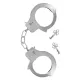 Металлические наручники Fetish Tentation Adjustable metal wrist cuffs, 2 ключа