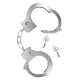 Металлические наручники Fetish Tentation Adjustable metal wrist cuffs, 2 ключа