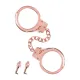 Металлические наручники Fetish Tentation Premium Chick wrist cuffs из розового золота