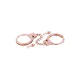 Металлические наручники Fetish Tentation Premium Chick wrist cuffs из розового золота