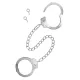 Металлические манжеты для лодыжек Fetish Tentation Adjustable metal ankle cuffs