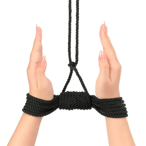 Мотузка - Rebellion Reign Black Bondage Rope, 10 м