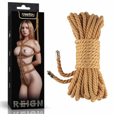 Веревка — Rebellion Reign Natural Bondage Rope, 10 м