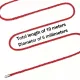 Мотузка - Rebellion Reign Red Bondage Rope, 10 м