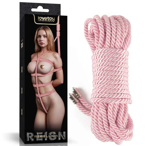 Мотузка - Rebellion Reign Rose Bondage Rope, 10 м