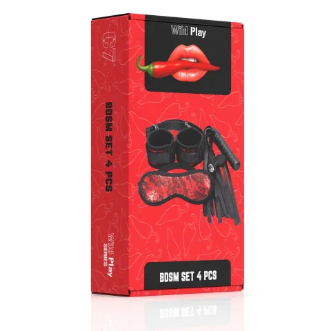 Набор для БДСМ — Erospace Wild Play BDSM Set, 4 предмета, C7