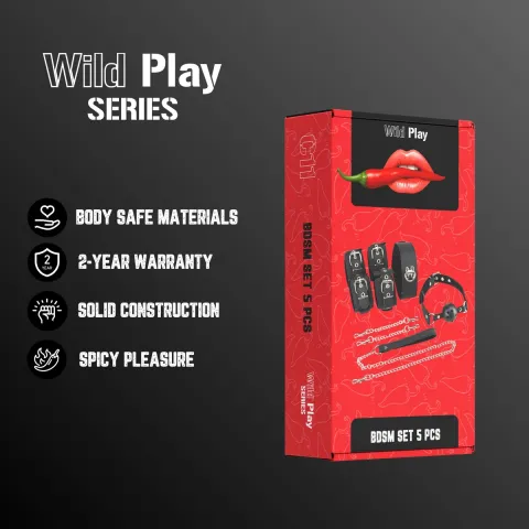 Набір БДСМ - Erospace Wild Play BDSM Set 5 pcs C11