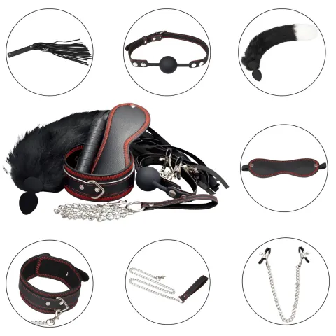 Набор для БДСМ — Erospace Wild Play BDSM Set, 7 предметов, C8