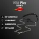 Набор для БДСМ — Erospace Wild Play: кляп для рта с зажимами для сосков C15