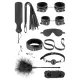 Набір для BDSM усе-в-одному Fetish Tentation SM Bondage Box in vegan leather, 10 предметів