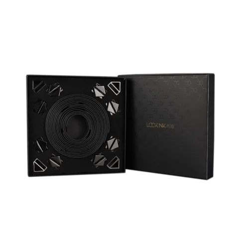 Набор для бондажа LOCKINK 8-Bondage-Straps Restraint Set, черный, 8 ремней из натуральной кожи