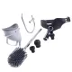 Набор для доминирования LOCKINK SEVANDA Objectification Bathroom Set, маска и 4 насадки