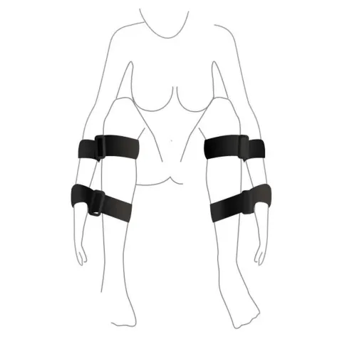 Набор для фиксации Art of Sex – BDSM «От рук до ног» (Simple)
