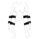 Набор для фиксации Art of Sex – BDSM «От рук до ног» (Simple)