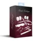 Набір Feral Feelings BDSM Kit 7 White, наручники, поножі, конектор, маска, падл, кляп, затискачі