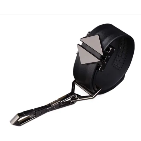 Набор фиксаторов для рук и ног LOCKINK Hogtie Set, чёрный, ремни из натуральной кожи