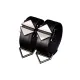 Набор фиксаторов для рук и ног LOCKINK Hogtie Set, чёрный, ремни из натуральной кожи