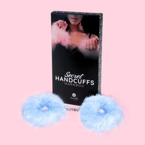 Наручники - Secret Play Feather Handcuffs Blue