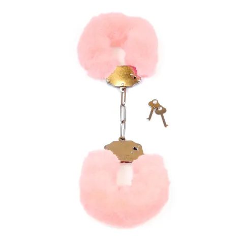 Наручники - Fetish Boss Series Furry Cuffs Light Pink