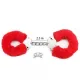 Наручники - Fetish Pleasure Fluffy Hand Cuffs Red