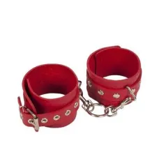 Наручники - Leather Restraints Hand Cuffs Red