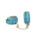 Наручники Liebe Seele Blue Lamb leather Wrist Cuffs with Velvet Lining