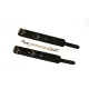 Наручники Liebe Seele Boudoir Amor Wrist Cuffs Black, з’єднувальний ланцюжок на карабінах