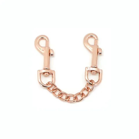 Наручники Liebe Seele Rose Gold Memory Wrist Cuff, натуральная кожа, розовое золото