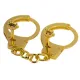 Наручники LOCKINK Pretty-sub Handcuffs, золотисті, металеві, можна відкрити без ключа