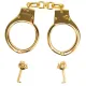 Наручники LOCKINK Pretty-sub Handcuffs, золотисті, металеві, можна відкрити без ключа