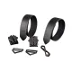 Фіксатори для рук та ніг LOCKINK Wristcuffs/Anklecuffs, чорні, натуральна шкіра