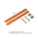 Фіксатори для рук та ніг LOCKINK Wristcuffs/Anklecuffs, коричневі, натуральна шкіра