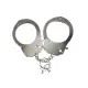 Металлические наручники Adrien Lastic Handcuffs Metallic (полицейские)