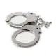 Металлические наручники Adrien Lastic Handcuffs Metallic (полицейские)