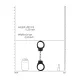 Наручники - Ouch! Beginner's Handcuffs Black